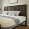 Flash Furniture King DK Brown Wooden 4 Panel Adjustable Headboard MG-9708KHB-K-DKBRN-GG - alternate 1